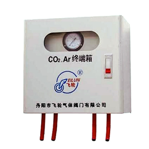 मेटल कटिंग वेल्डिंग के लिए CO2 Ar गैस टर्मिनल बॉक्स